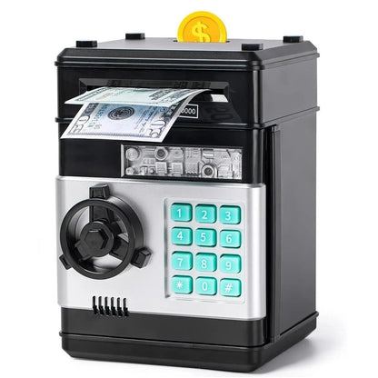 Piggy Bank, (Battery Not Included)Saving Box, Cash Coin Can Safe Bank Electronic Coin Money Bank Gifts Toy ATM Bank, Hot Gift for Boys and Girls